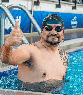 Academia de natación para adultos en El Rosario