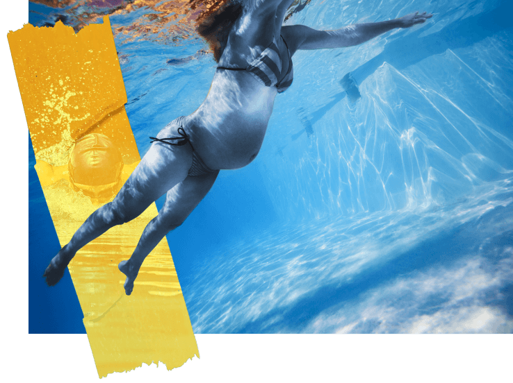 Clases de natación para embarazadas