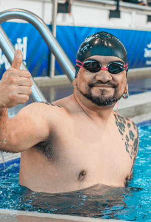 Escuela de natación para adultos en Pedregal